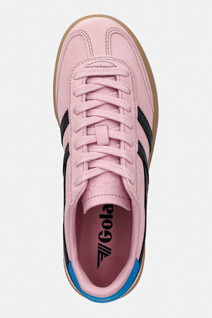 Gola sneakers din piele întoarsă VIPER roz CLB735KB