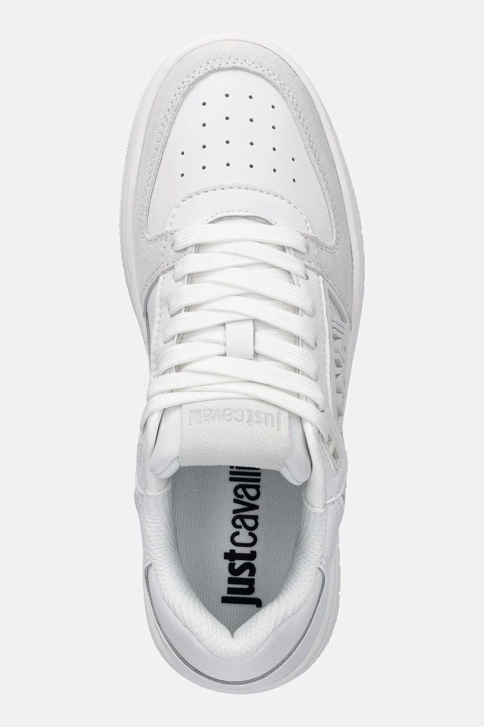 Just Cavalli sneakers alb 80RA3SM1ZPC09003