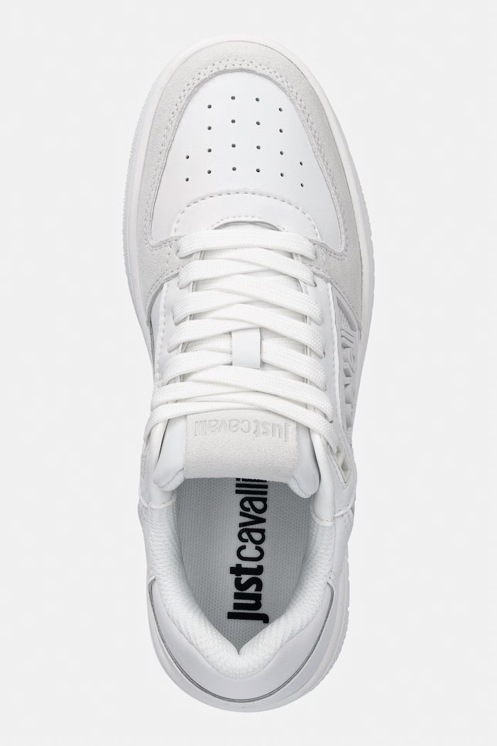 Just Cavalli sneakers alb 80RA3SM1ZPC09003