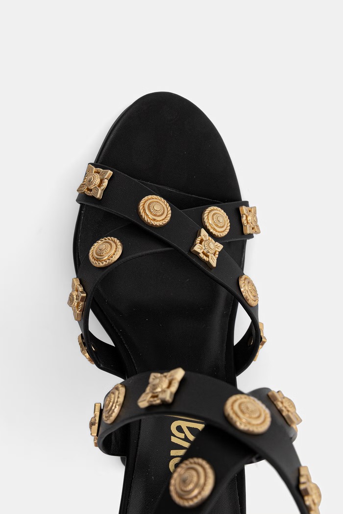 Just Cavalli sandale negru 80RA3S40ZSE55899