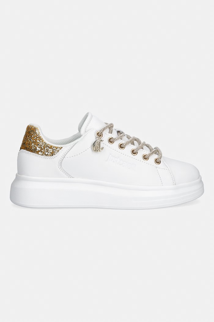 Just Cavalli sneakers 80RA3SB1ZPC03QA9 alb SS26