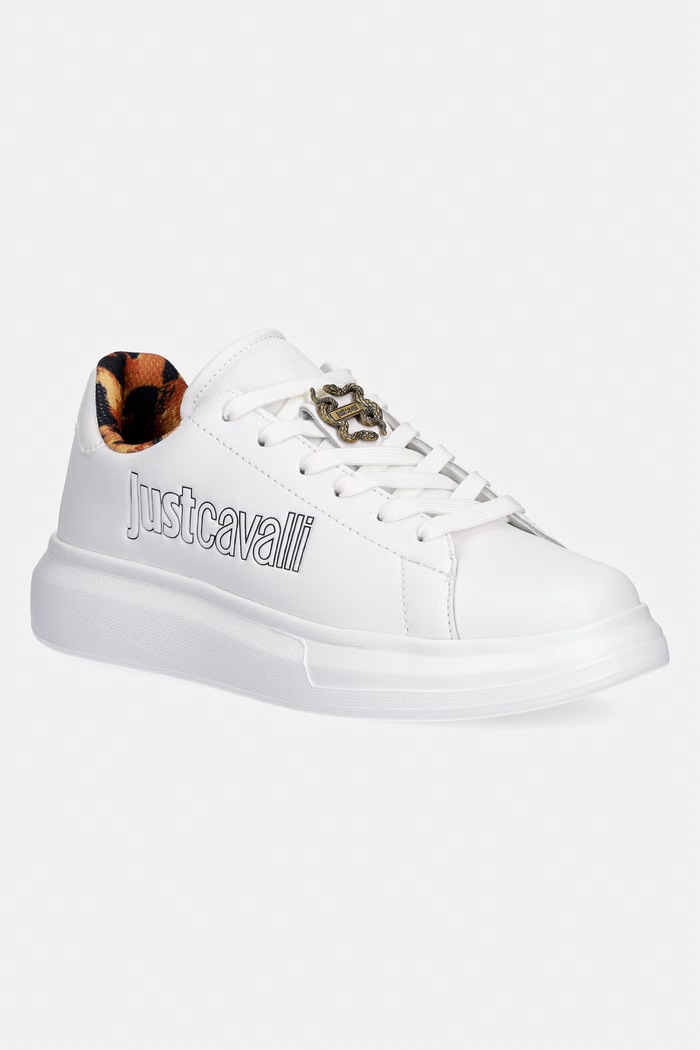 Just Cavalli sneakers piele alb 80RA3SB3ZPB99003