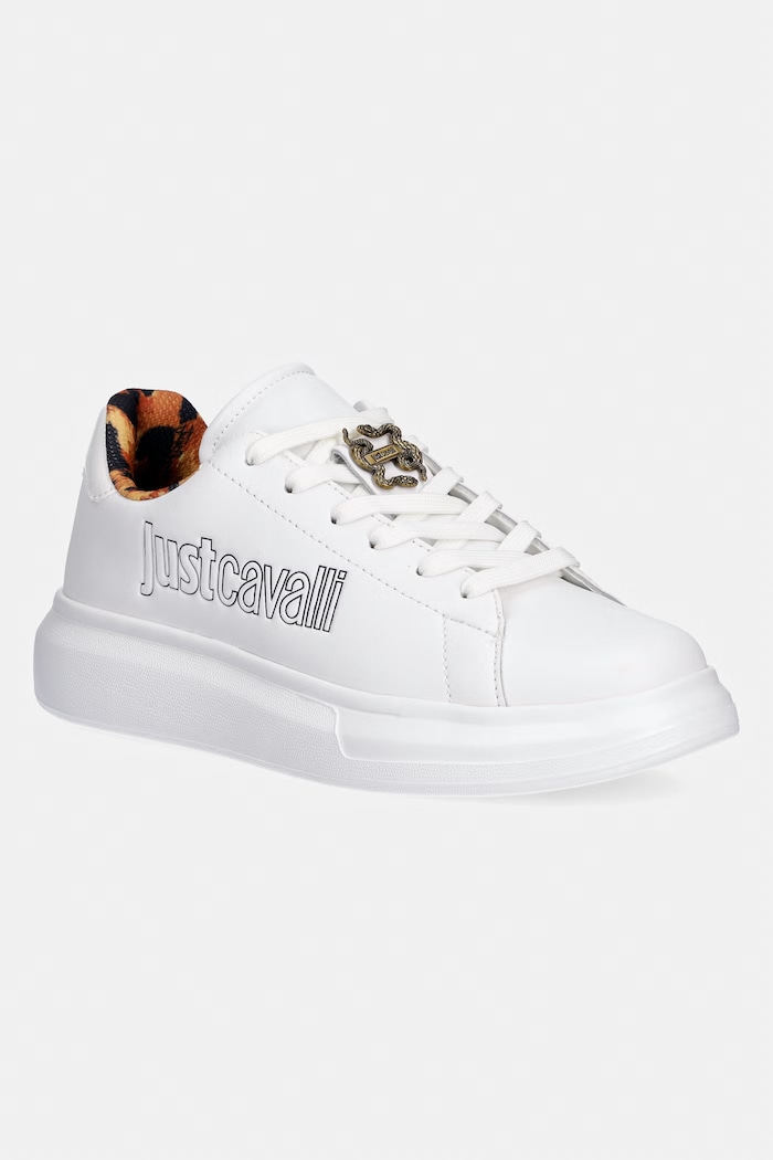 Just Cavalli sneakers piele alb 80RA3SB3ZPB99003