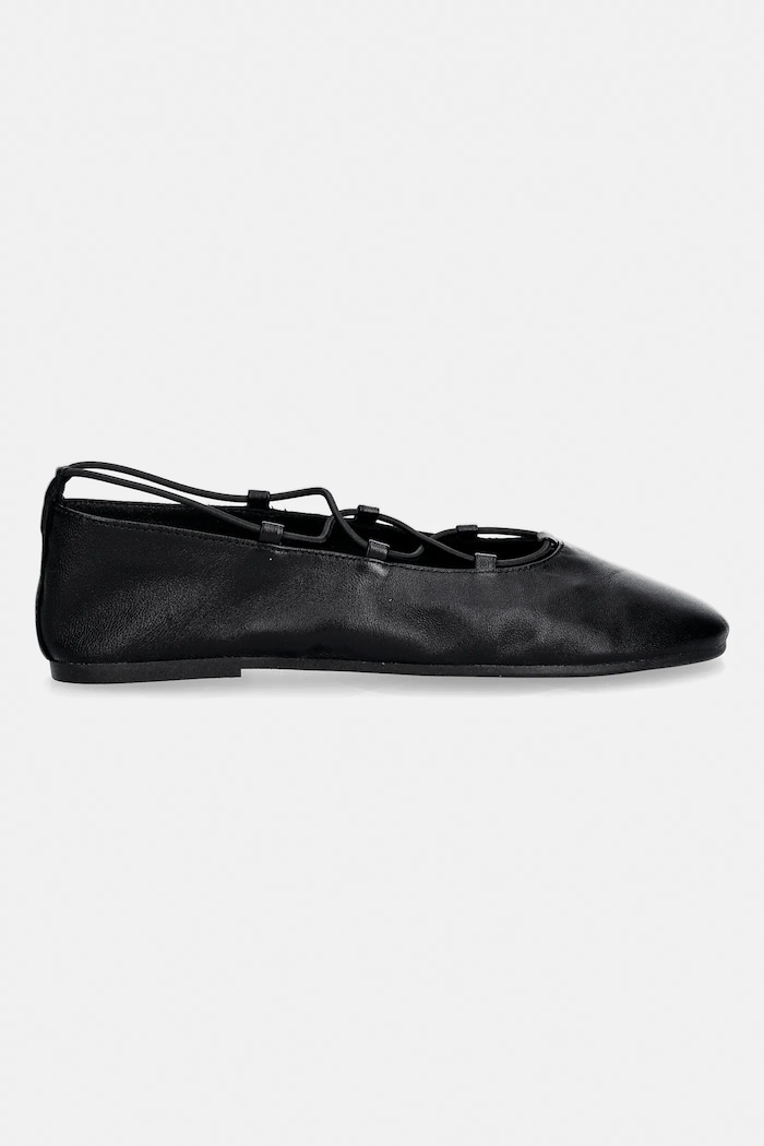 Δερμάτινες μπαλαρίνες Steve Madden Bombshell 11005208.017 μαύρο SS26