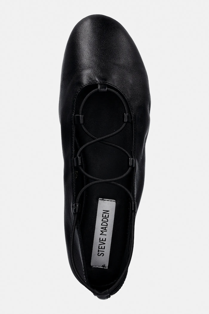 Δερμάτινες μπαλαρίνες Steve Madden Bombshell μαύρο 11005208.017