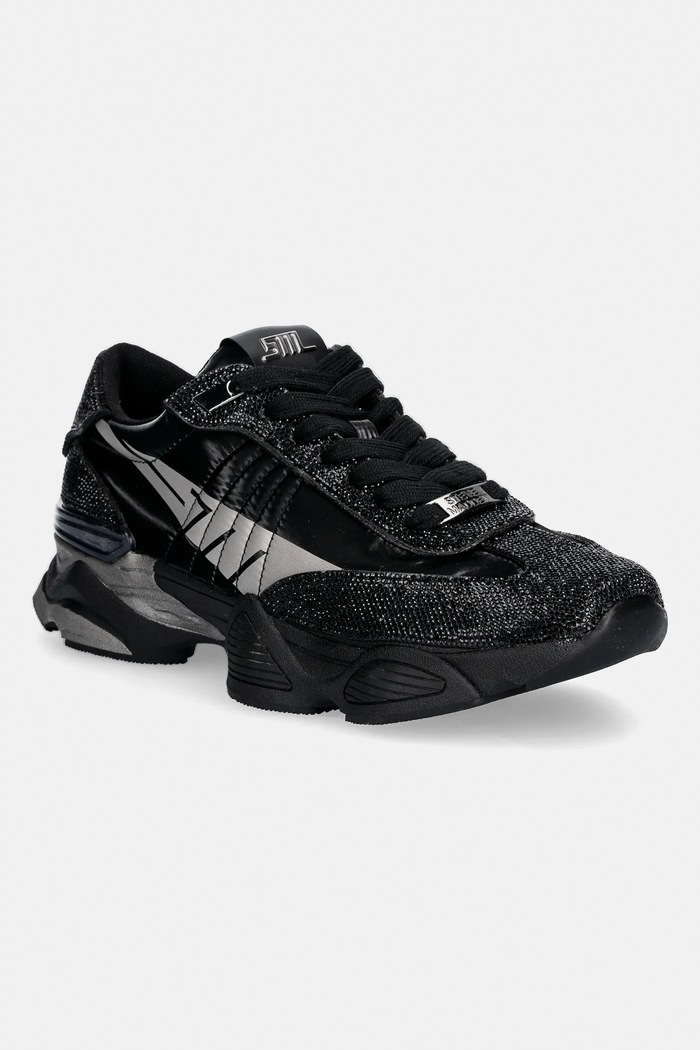 Sneakers Steve Madden Setback-R συνθετικό μαύρο 11004806.001