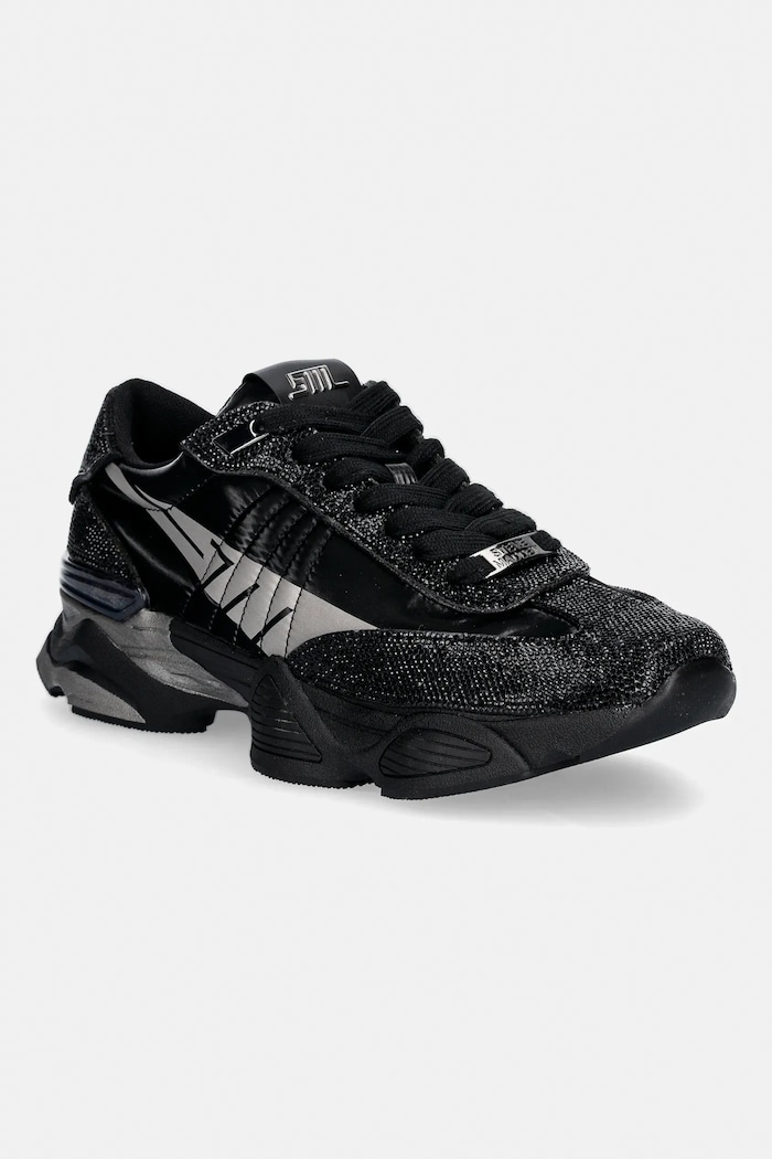 Sneakers Steve Madden Setback-R συνθετικό μαύρο 11004806.001