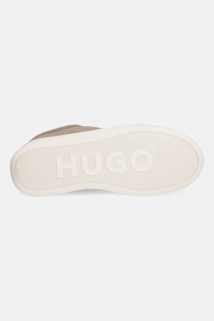 HUGO Lyzz Plt sneakers de femei din piele întoarsă 50563581.232 maro