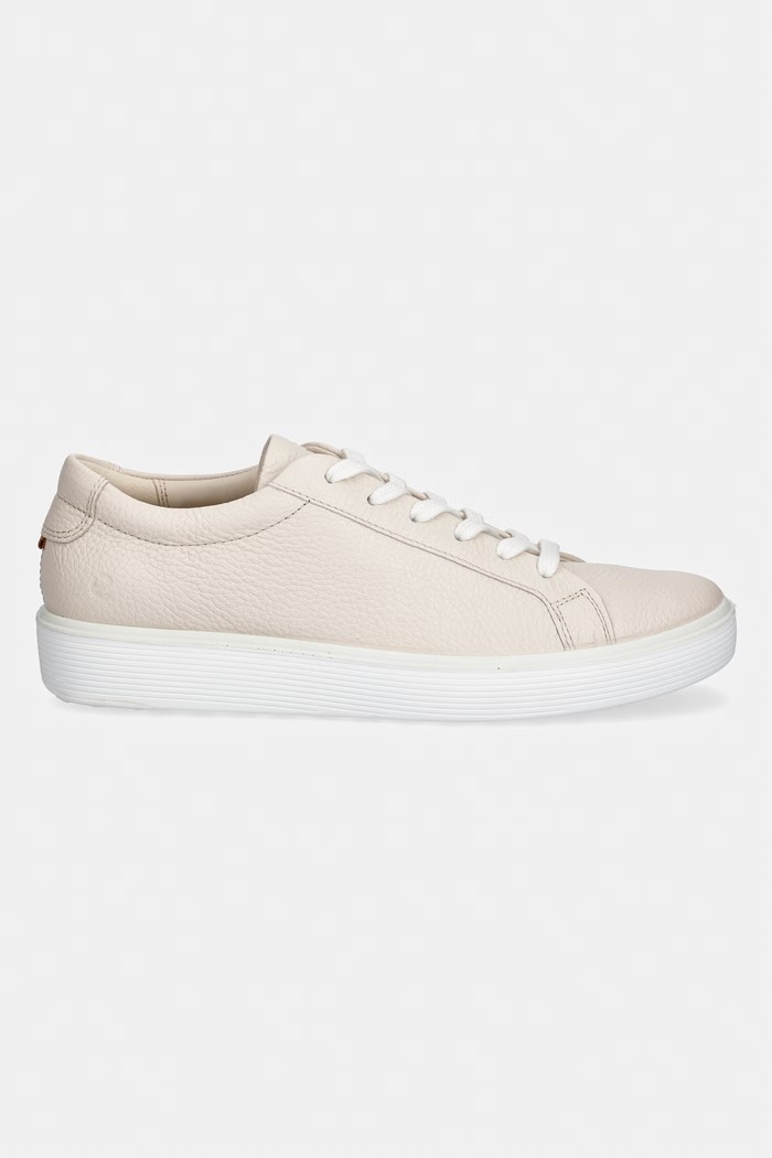 Kožené tenisky Ecco Soft 60 W 219203.01378 béžová SS26