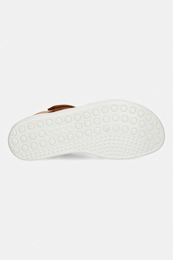 Nubukové sandále Ecco Soft Sandal W 238813.02021 hnedá
