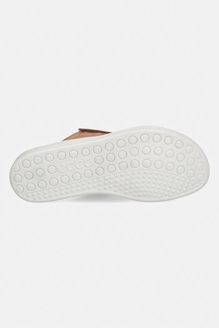 Kožené šľapky Ecco Soft Sandal W 238833.56770 hnedá
