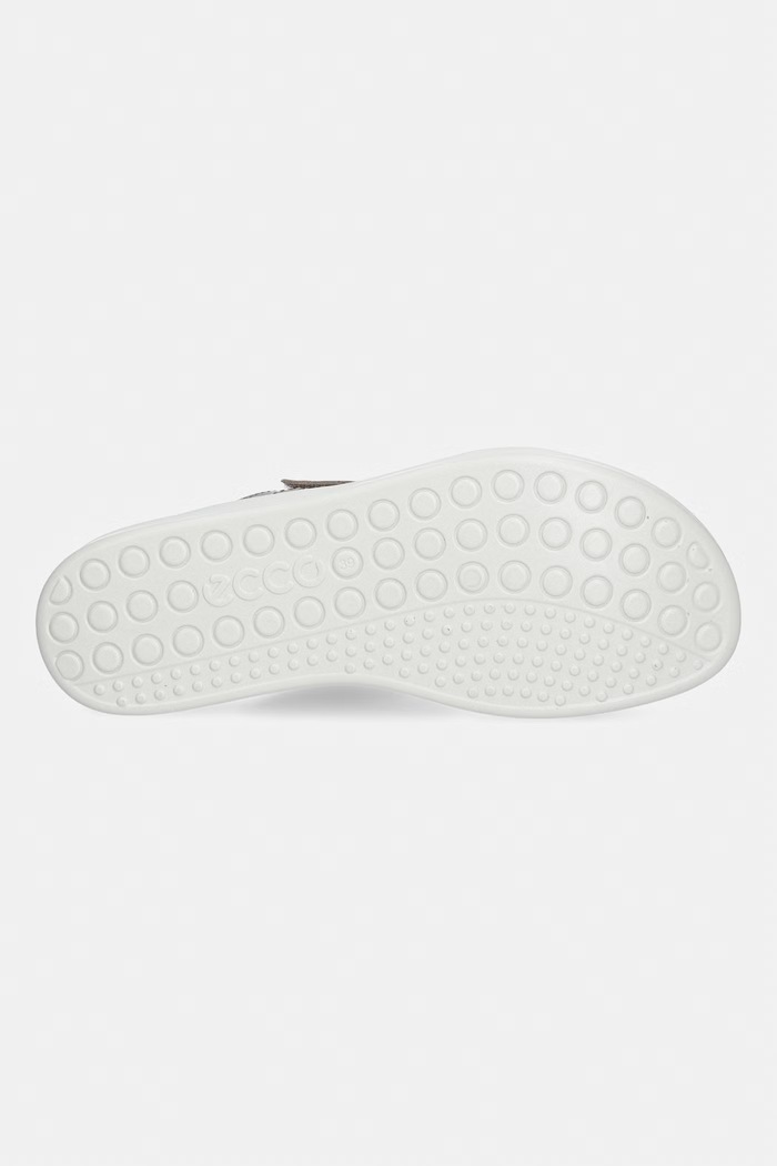 Ecco šľapky dámske kožené Soft Sandal W 238833.61652 béžová
