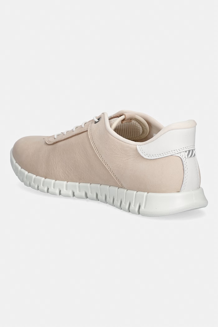 Încălțăminte Ecco sneakers din piele Gruuv Lite W 246323.61531 bej