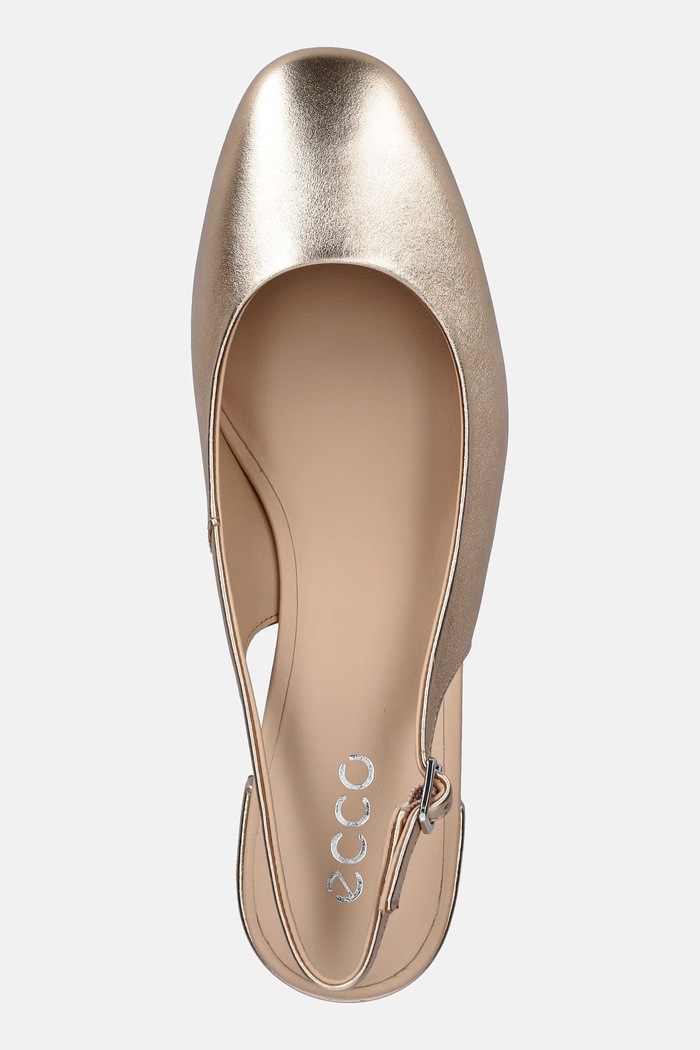 Δερμάτινες γόβες Ecco Livia 35 χρυσαφί 250623.61655