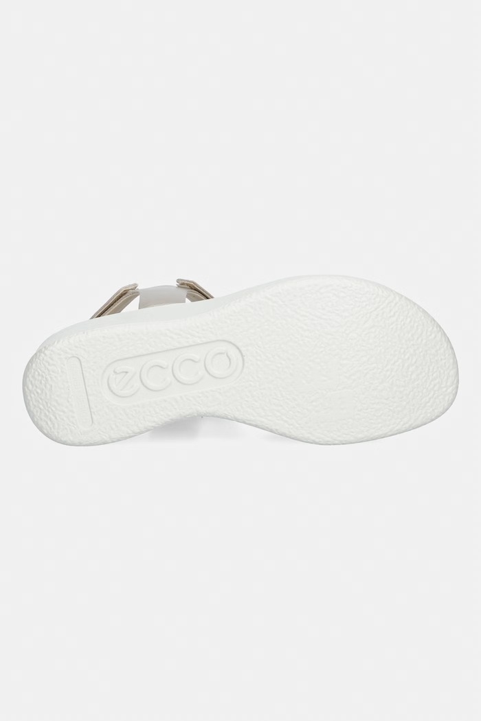 Ecco Σανδάλια Γυναικεία Δερμάτινα Flowt Wedge LX W 273323.01688 μπεζ