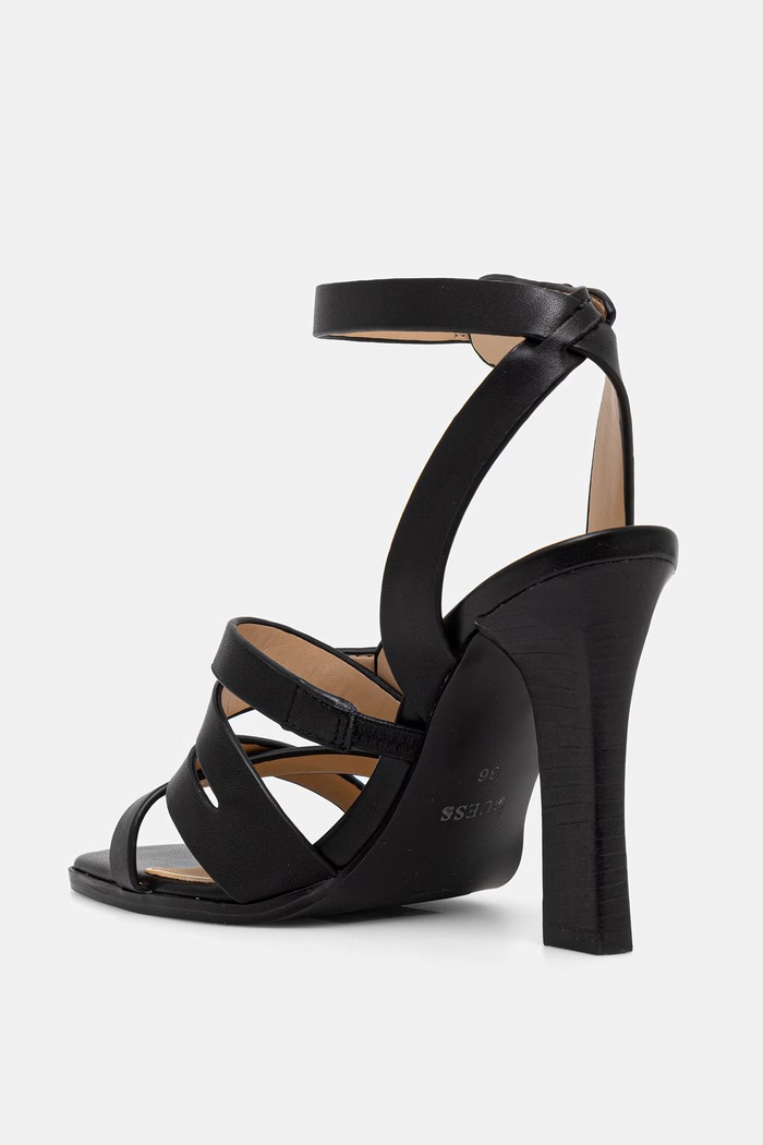 Obuwie Guess sandały skórzane RADELA FLJRAD.LEA03.BLACK czarny