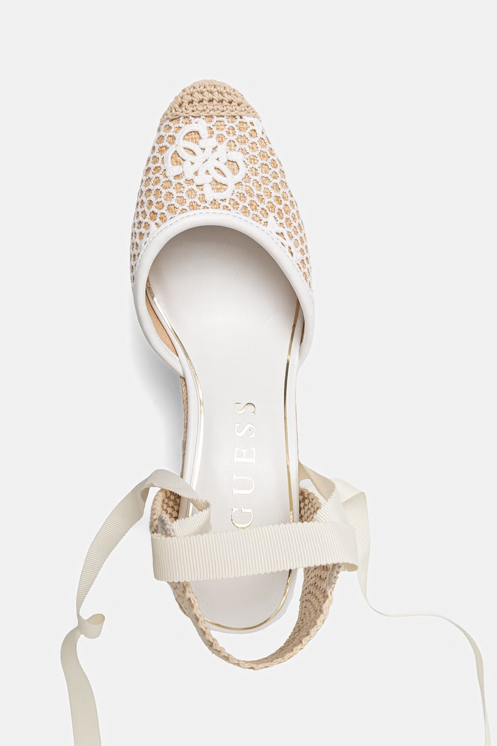 Guess espadrile femei CHEYIN alb FLJCHY.FAL04.WHINA