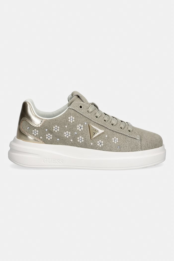 Guess ELBINA12 sneakers Γυναικεία FLJE12.FAB12.TAUPE μπεζ SS26