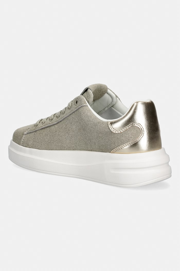 Παπούτσια Guess ELBINA12 sneakers Γυναικεία FLJE12.FAB12.TAUPE μπεζ