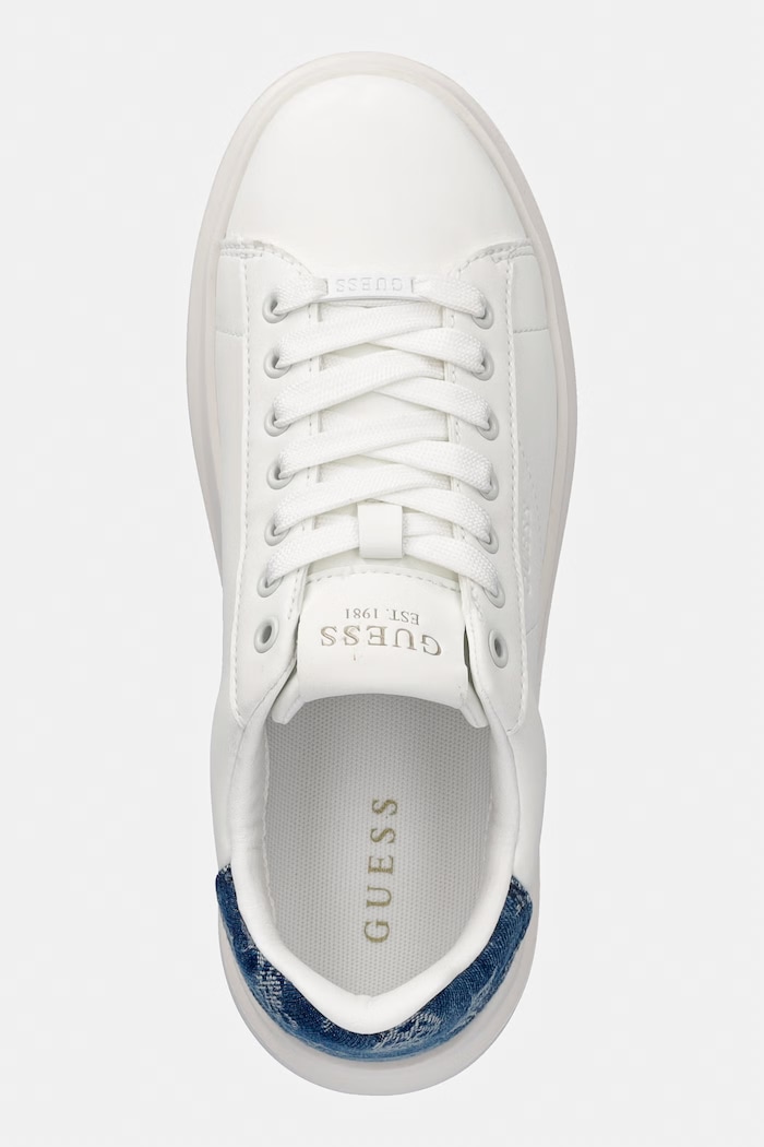 Guess sneakersy ELBINA14 biały FLJE14.LEA12.WHIDE