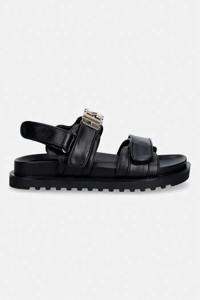Guess sandały FABELIS FLJFBL.ELE03.BLACK czarny SS26