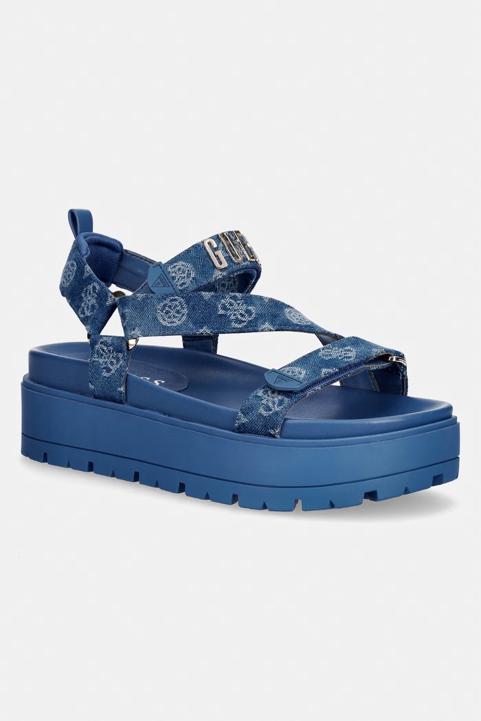 Guess dámske sandále FETTA tmavomodrá FLJFTT.DEN03.BLUE