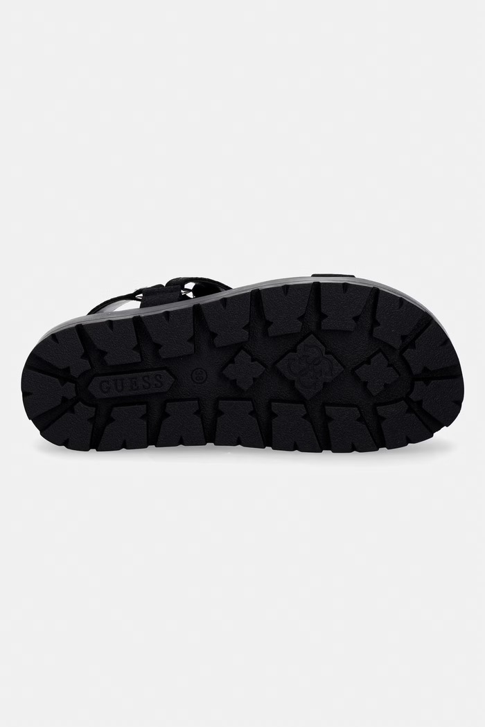 Guess sandále na platforme dámske FETTA FLJFTT.FAL03.BLACK čierna