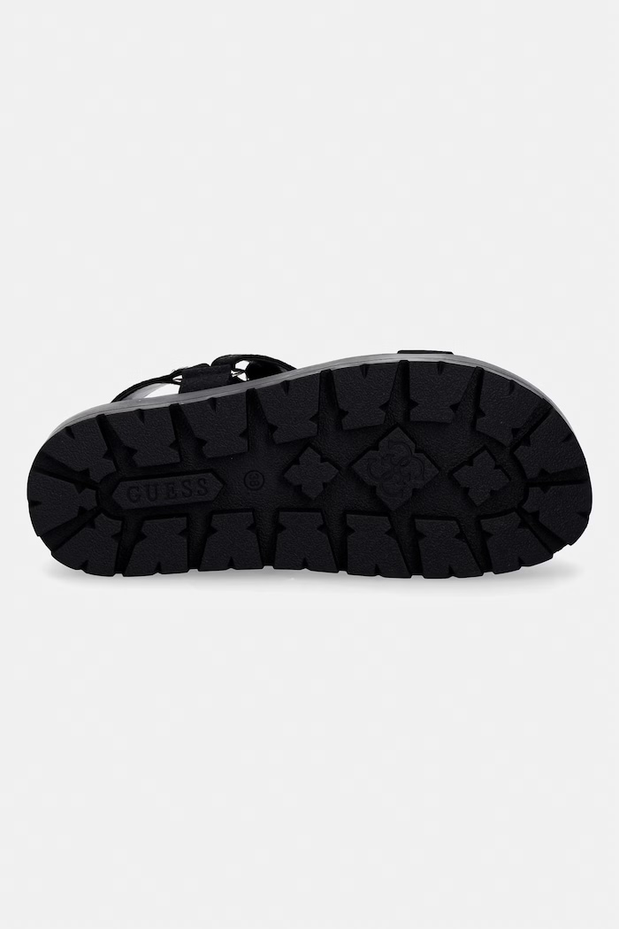 Guess sandále na platforme dámske FETTA FLJFTT.FAL03.BLACK čierna
