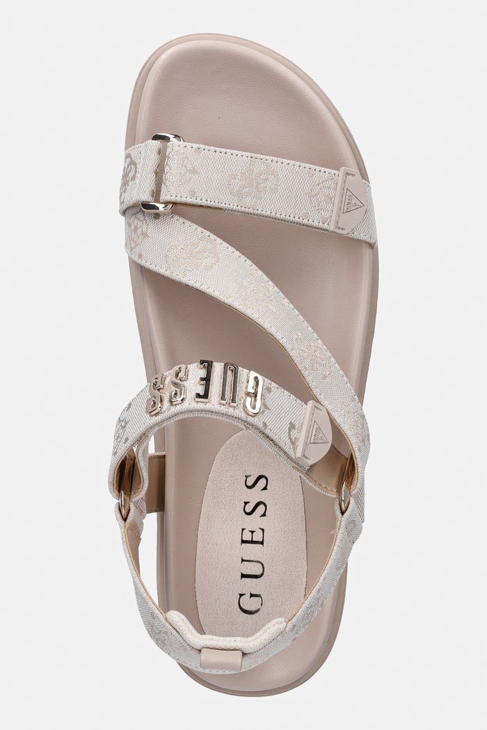 Guess sandale cu platformă pentru femei FETTA bej FLJFTT.FAL03.CREAM