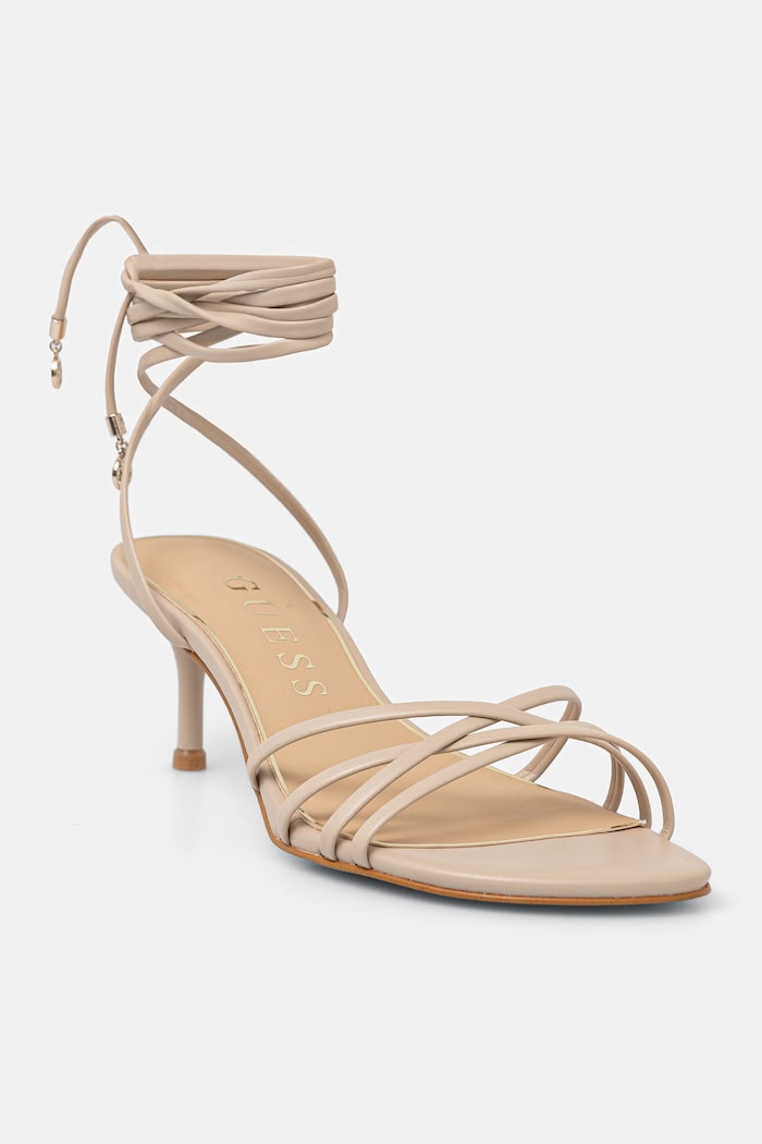 Guess tűsarkú szandál GARSIE bézs FLJGAE.ELE03.CREAM
