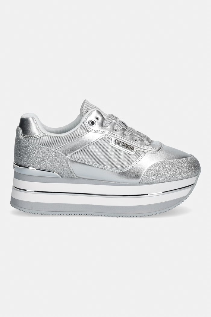 Guess HANSIN3 αθλητικά γυναικεία FLJHN3.LEL12.SILVE ασημί SS26