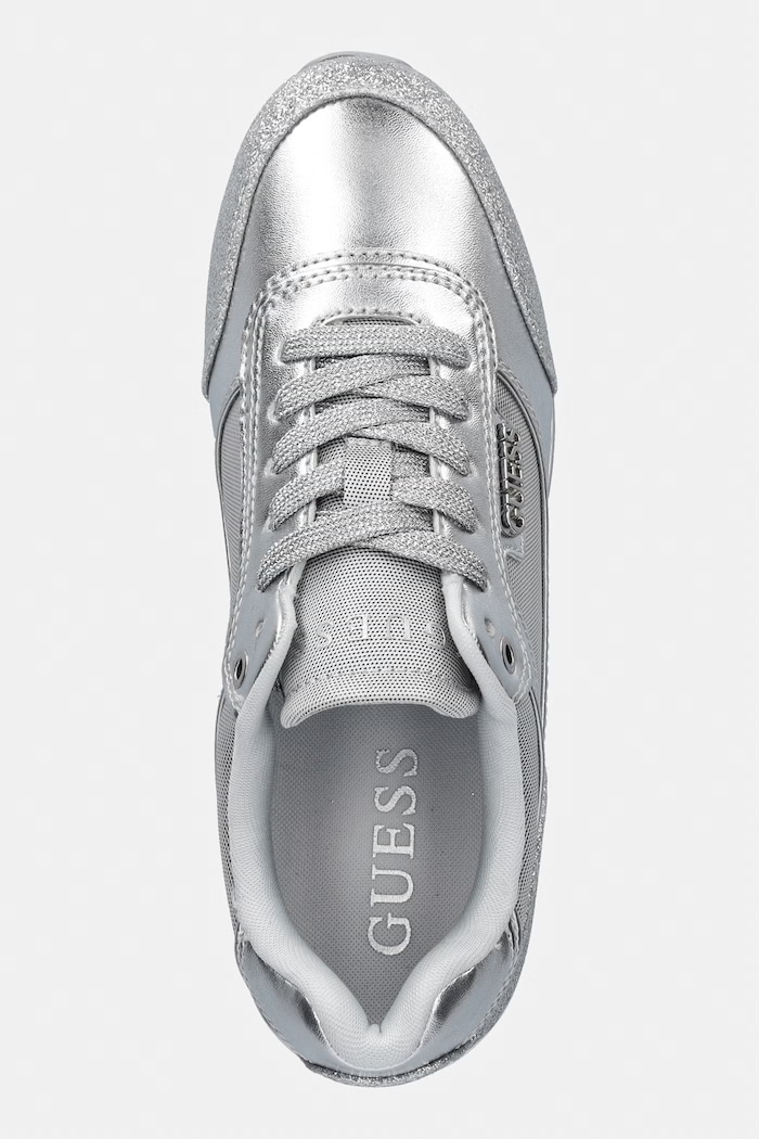 Guess HANSIN3 αθλητικά γυναικεία ασημί FLJHN3.LEL12.SILVE