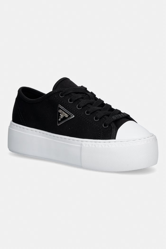 Tenisky Guess JOEZI3 textilný čierna FLJJZ3.FAB12.BLACK