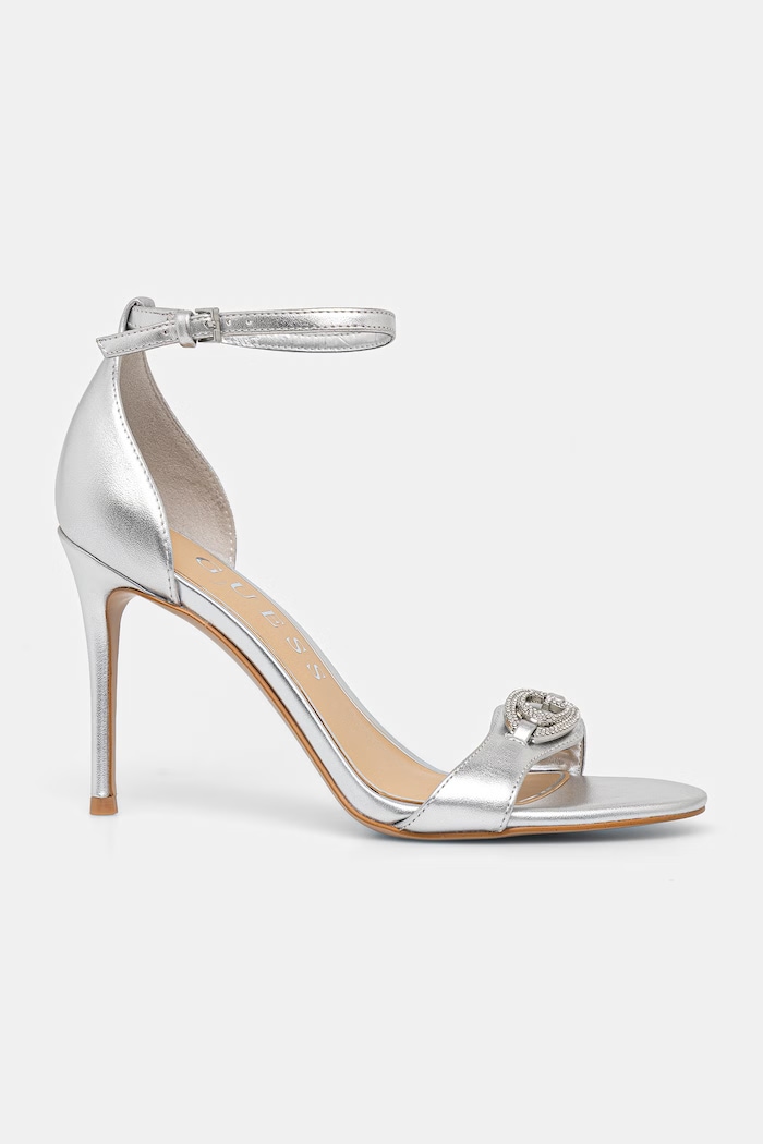 Guess magas sarkú szandál KABRINAA FLJKBB.LEL03.SILVE ezüst SS26