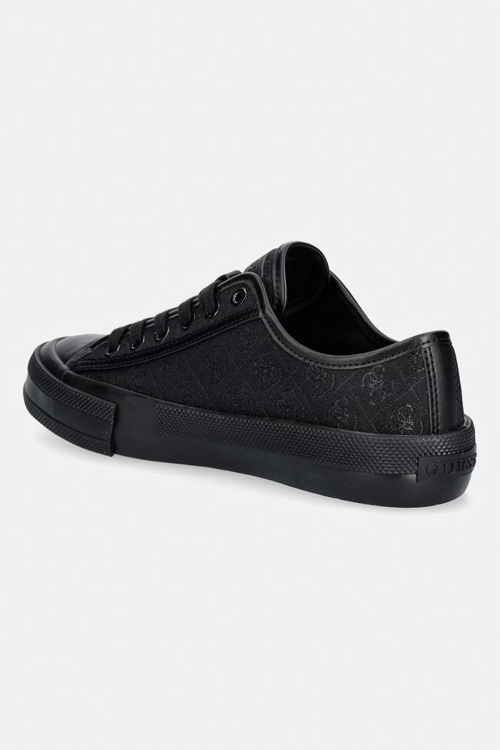 Παπούτσια Guess CAREY2 πάνινα sneakers γυναικεία FLJCR2.FAL12.BLACK μαύρο