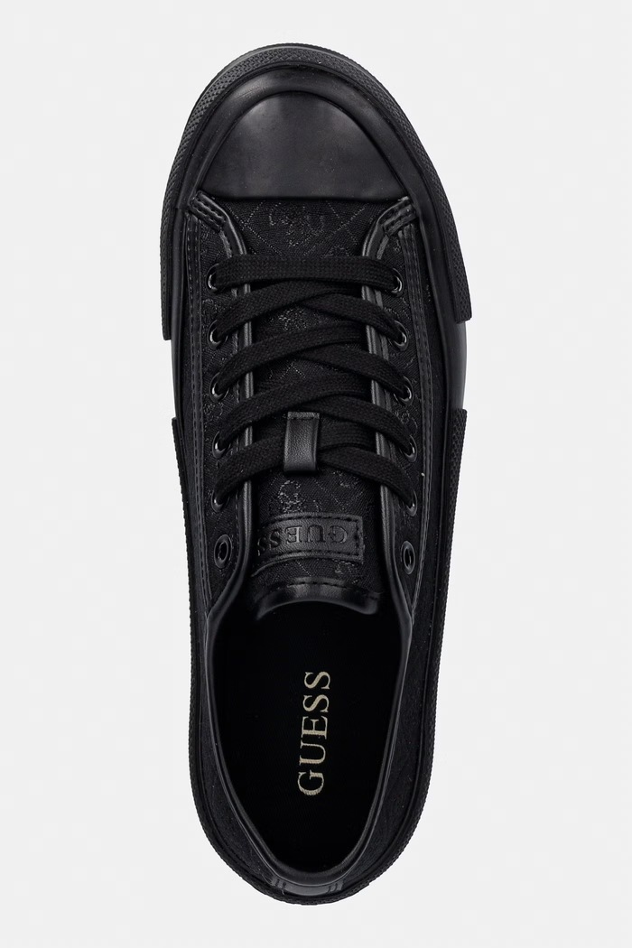 Guess CAREY2 πάνινα sneakers γυναικεία μαύρο FLJCR2.FAL12.BLACK