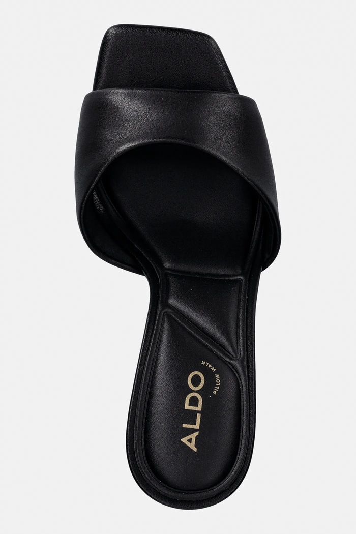 Шкіряні шльопанці Aldo JENNIFER чорний 14116835.JENNIFER