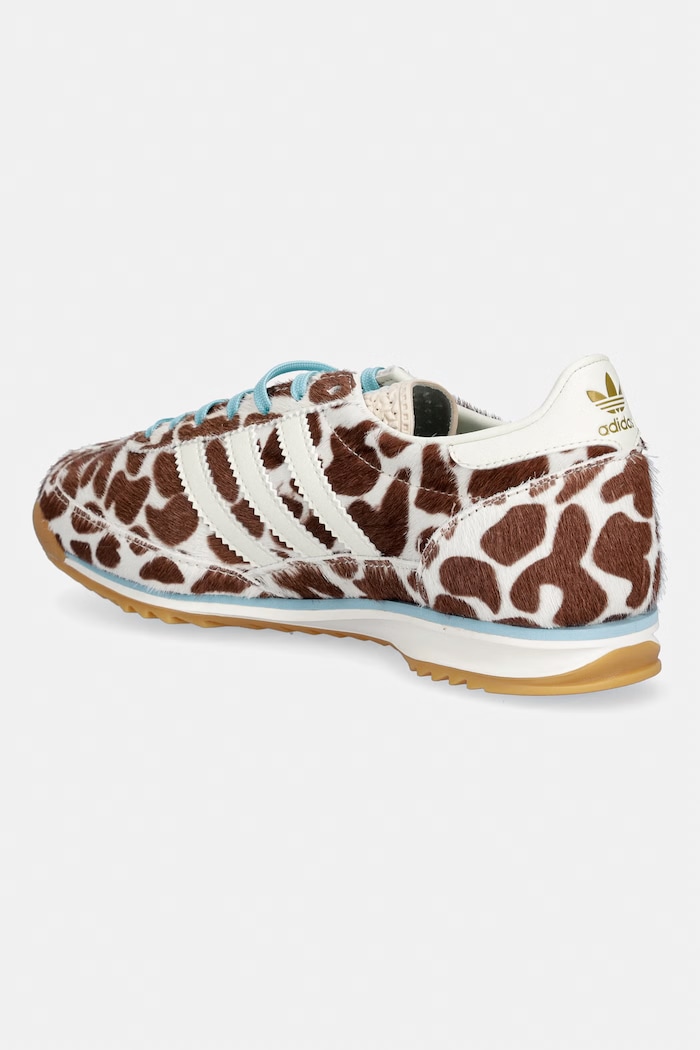 Obutev adidas Originals SL 72 Og superge ženske usnjene KH8967 rjava