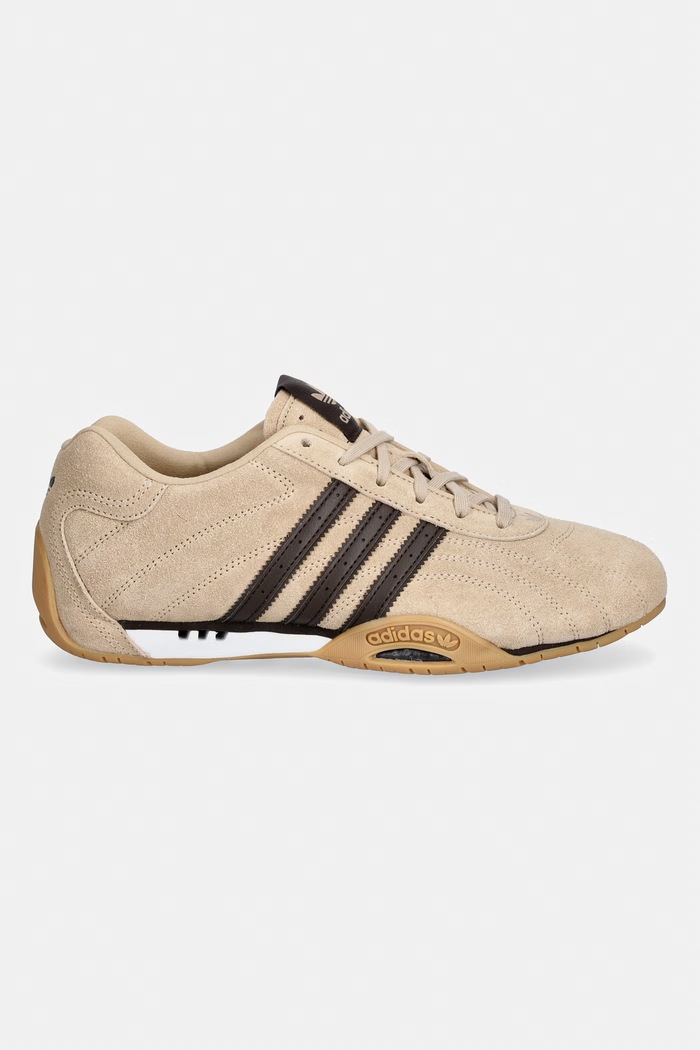 adidas Originals Adiracer Lo sneakers pentru femei, din piele întoarsă KK1183 maro SS26
