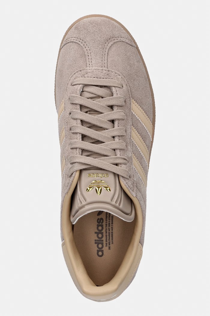 adidas Originals Gazelle sneakers femei piele întoarsă maro KK2638