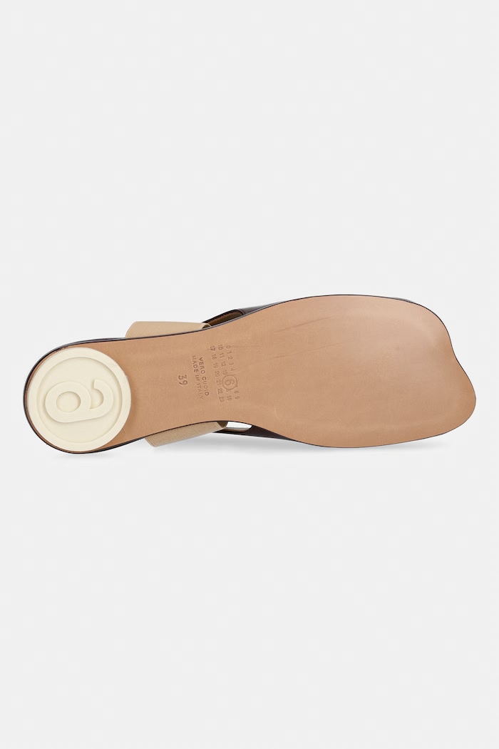 Bőr szandál MM6 Maison Margiela barna S59WP0212.P3628.T2259