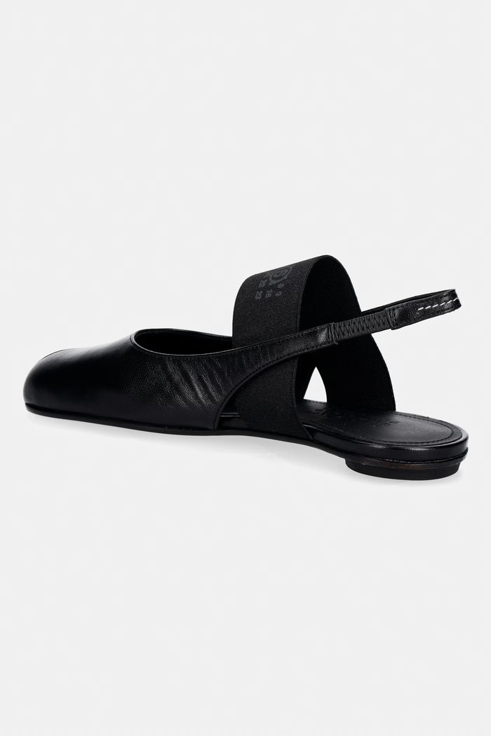 Обувки MM6 Maison Margiela Сандали с отворен ток женски кожени S59WP0212.P3628.T8013 черен