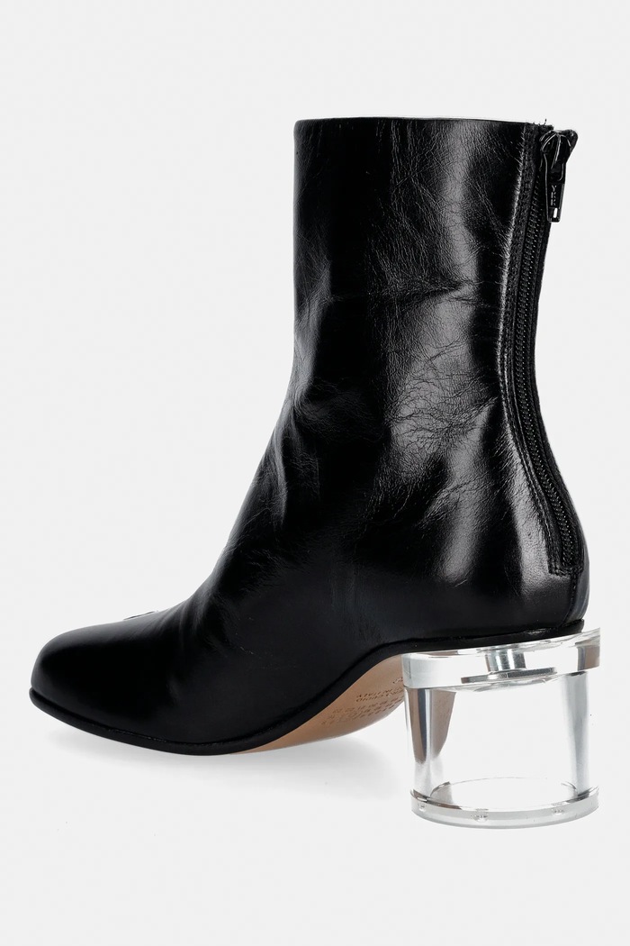 Obuv Kožené členkové topánky MM6 Maison Margiela S59WU0265.P7560.T8013 čierna