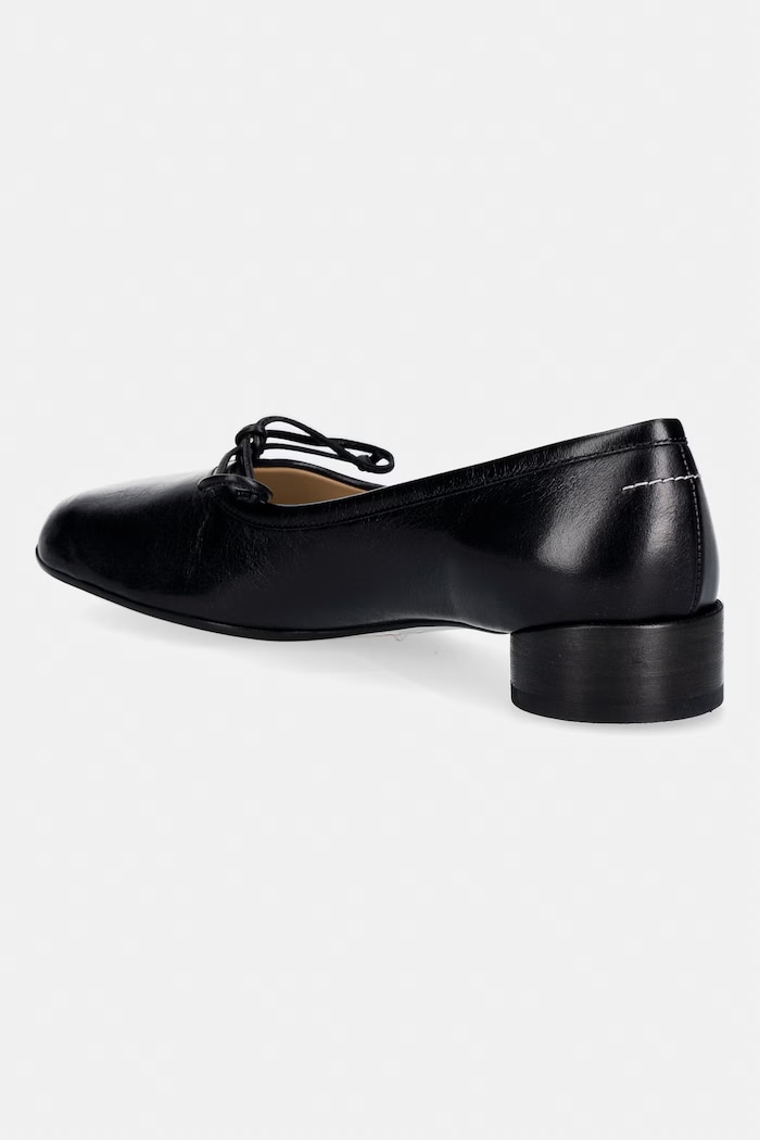 Παπούτσια Δερμάτινες μπαλαρίνες MM6 Maison Margiela S59WZ0092.P7561.T8013 μαύρο