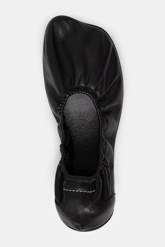 Кожени балеринки MM6 Maison Margiela черен S59WZ0105.P7557.T8013