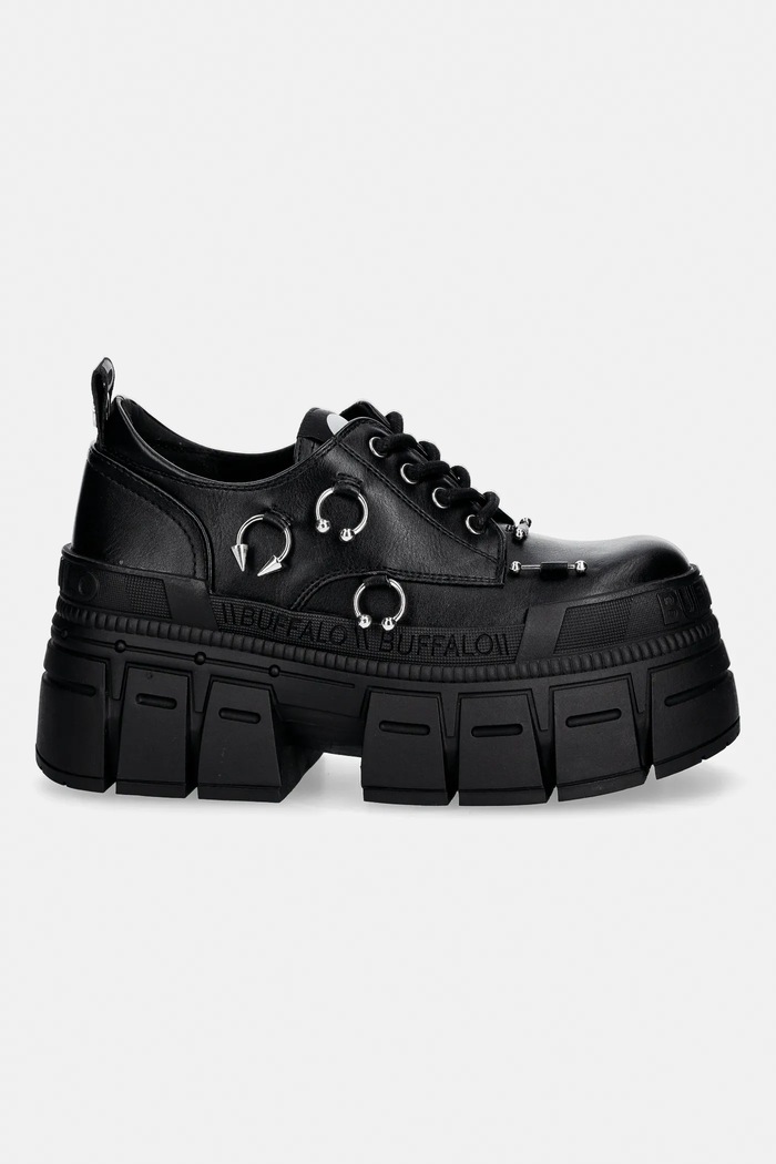 Polškornji Buffalo Gospher Lace Up Punk 1622647 črna SS26