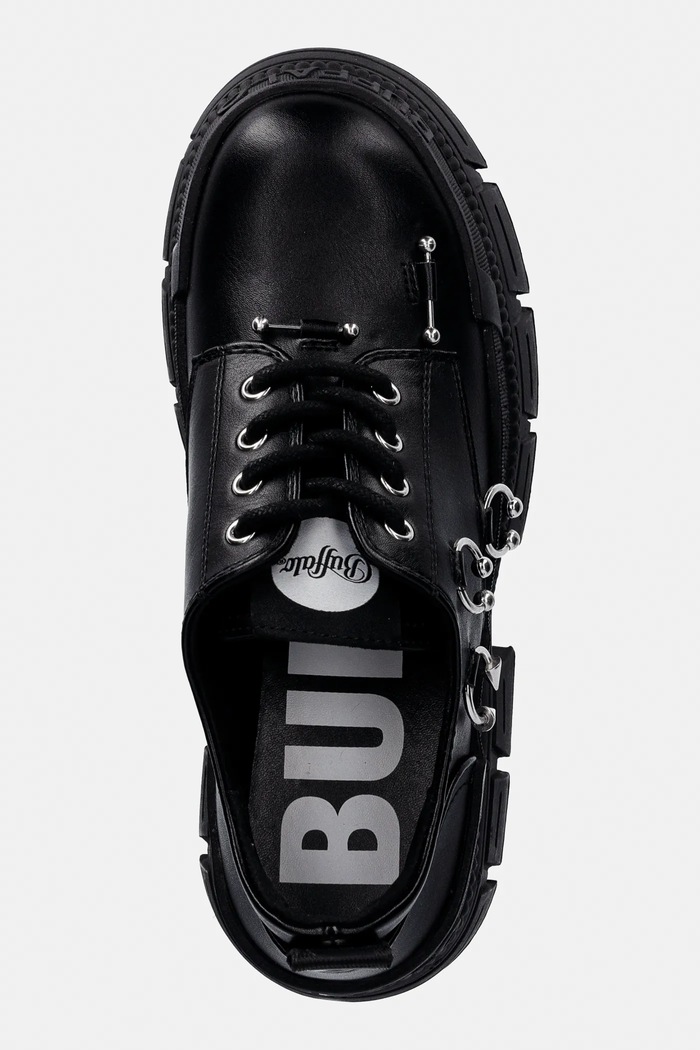 Polškornji Buffalo Gospher Lace Up Punk črna 1622647