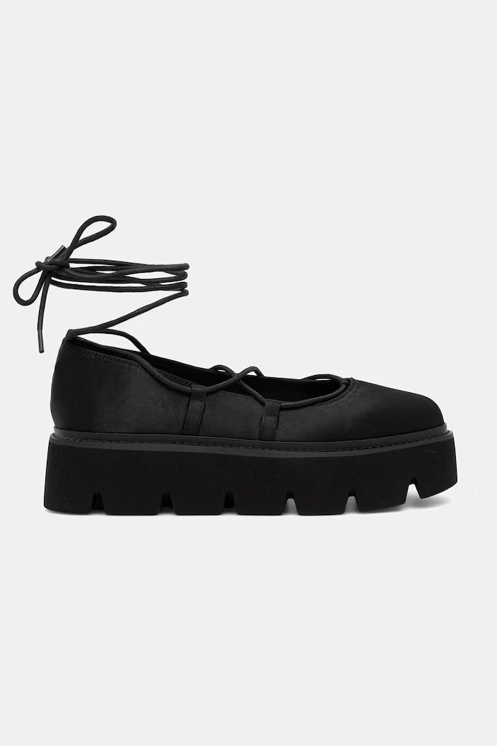 Buffalo balerini Darya Ghillie 1620061 negru SS26