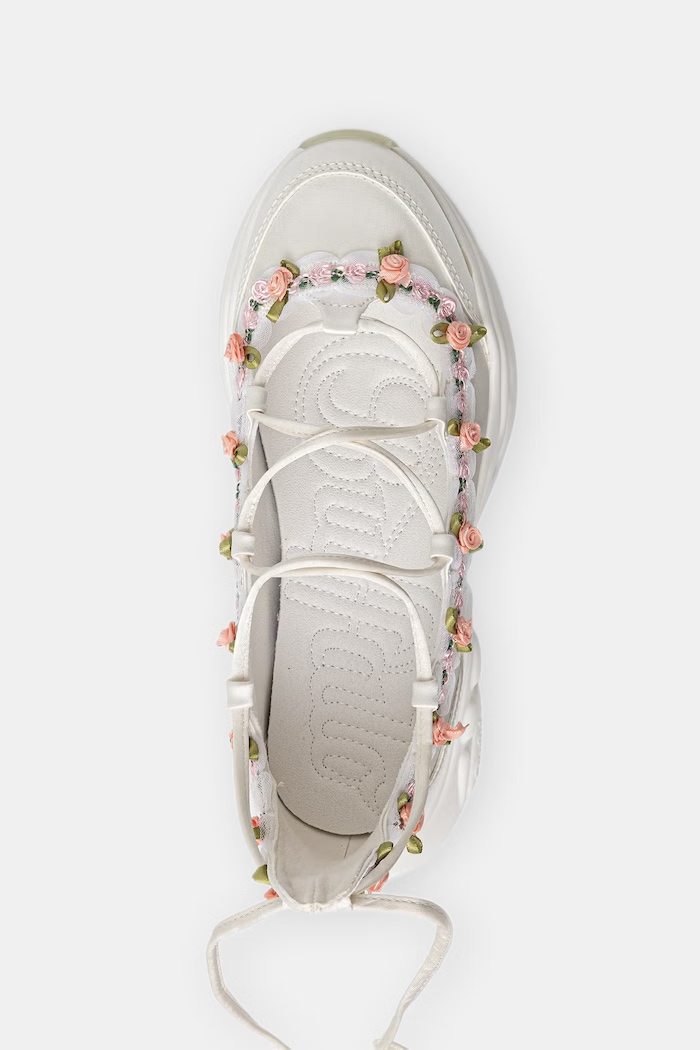 Buffalo Binary Ghillie Rose sneakers pentru femei bej 1620067