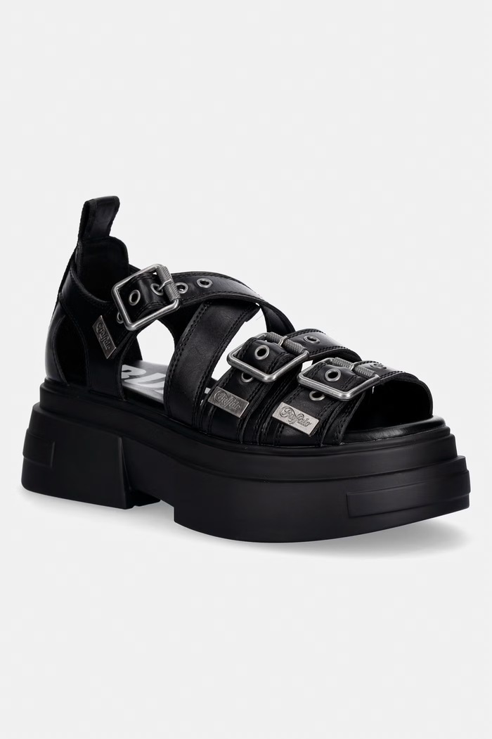 Buffalo sandále Bolt Snd Buckle čierna 1602308